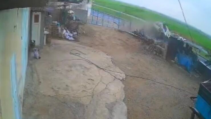 Mardin’de 3 kişinin yaralandığı kazanın güvenlik kamerası görüntüleri ortaya çıktı