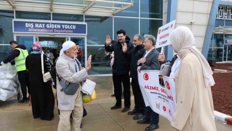 Mardin’de 47 çift dualarla umreye uğurlandı