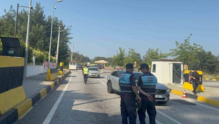 Marmaris’e bayram için 5 bin araç giriş yaptı