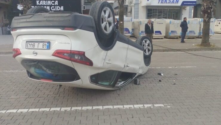 Marmaris’te takla atan otomobil sürücüsünün kanında yüksek alkol çıktı