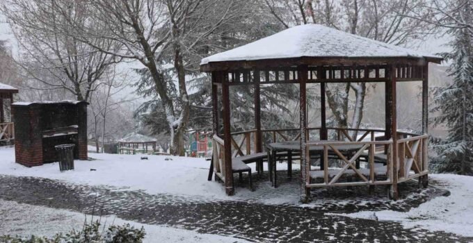 Mart ayında Elazığ’a kar sürprizi