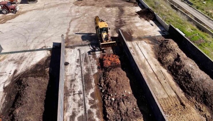 Mersin’de 835 ton organik atık komposta dönüştürüldü