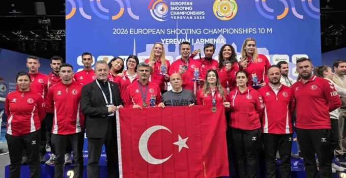 Milli atıcılar Avrupa Şampiyonası’ndan 7 madalya ile döndü