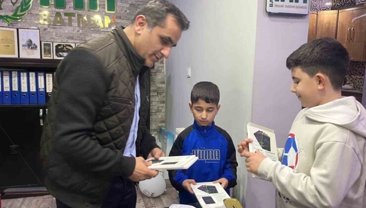 Minik yüreklerden yürek ısıtan çalışma