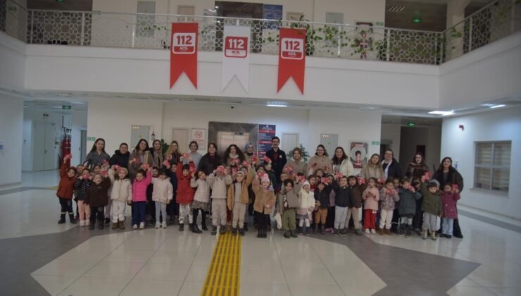 Miniklerden 112 Acil Çağrı Merkezi’ne ilgi