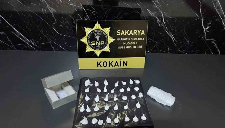 Mücevher kutusundan 38 parça kokain çıktı: 1 tutuklama