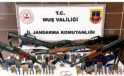Muş’ta jandarmadan silah ve tarihi eser operasyonu