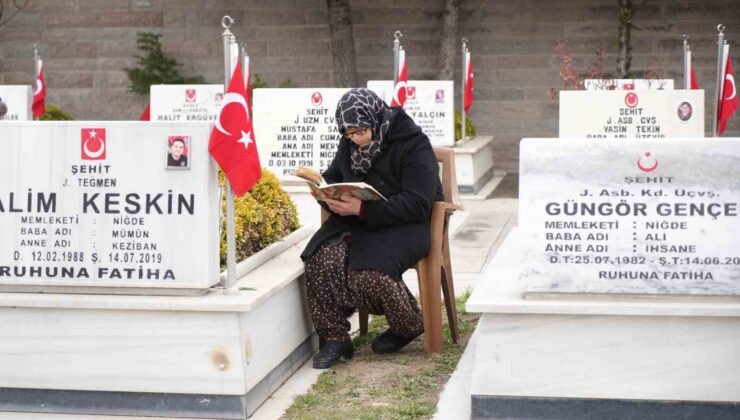 Niğde’de bayram arifesinde şehitlikler ziyaret edildi