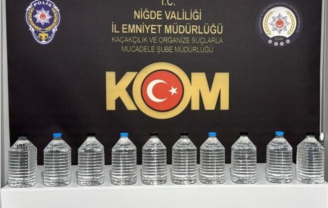 Niğde’de kaçak tütün ve alkol operasyonu: 2 şüpheli yakalandı