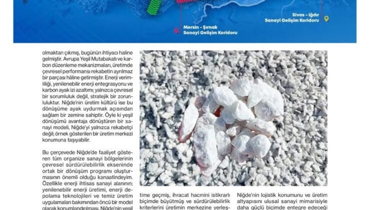 NÖHÜ Rektörü Hasan Uslu’dan Niğde’nin üretim potansiyeline dikkat çeken makale