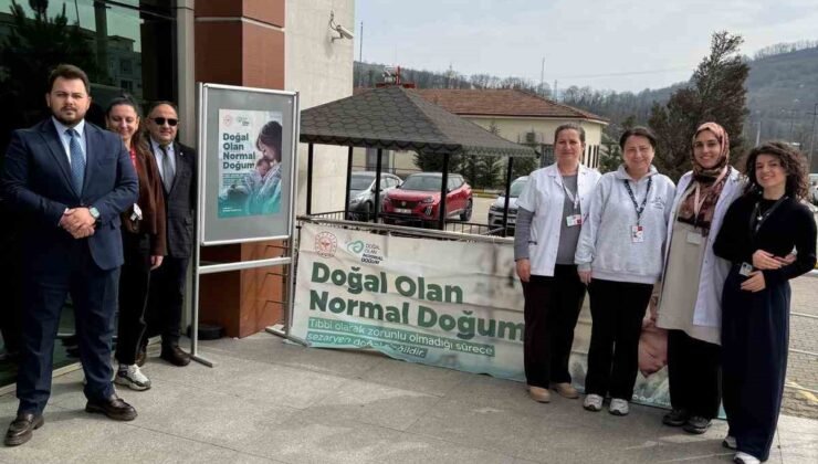 Normal doğum Gümüşova’da anlatıldı