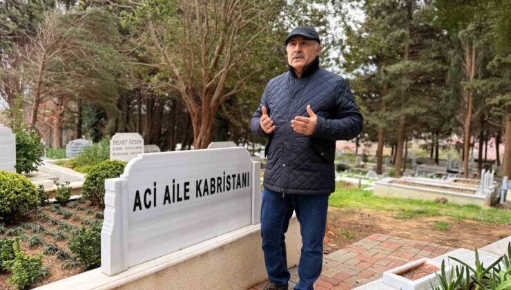 Oğuz Murat Aci’nin mezarını ziyaret eden baba Özer Aci: “Bu beşinci bayram, elimizi öpecek bir evlat kalmadı”