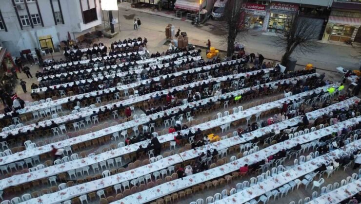 Ordu’da bin 500 kişi iftar sofrasında buluştu