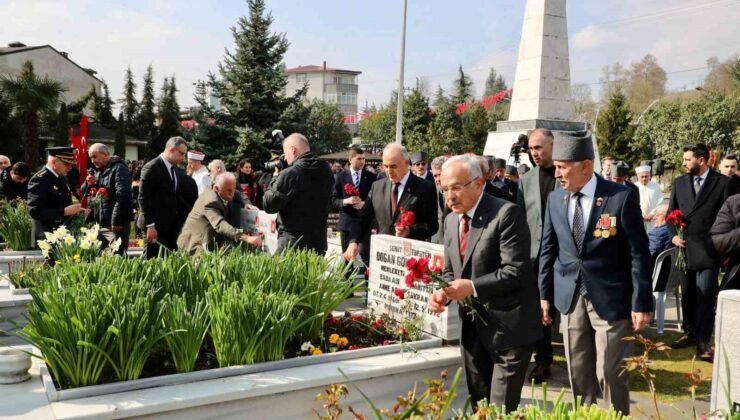 Ordu’da Çanakkale Zaferi’nin 111. yılında şehitler anıldı