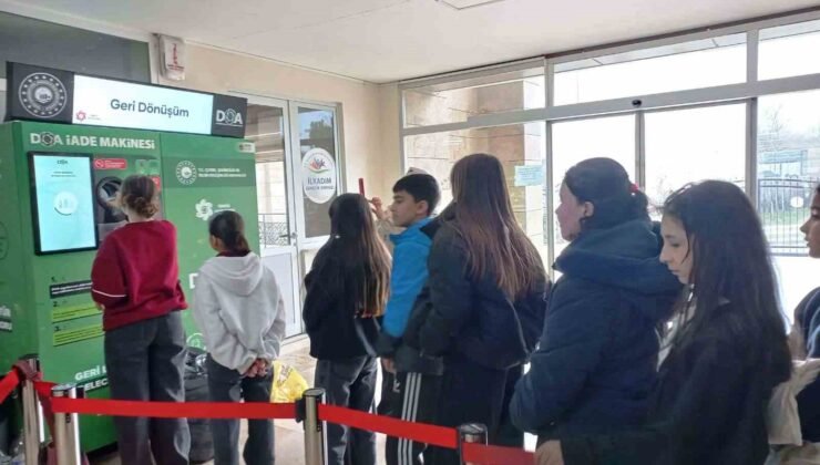 Ortaokul öğrencileri atıkları doğaya değil DOA’ya atıyor