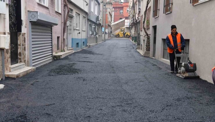 Osmangazi Belediyesi’nden Yeşilova mahallesi’ne yeni asfalt