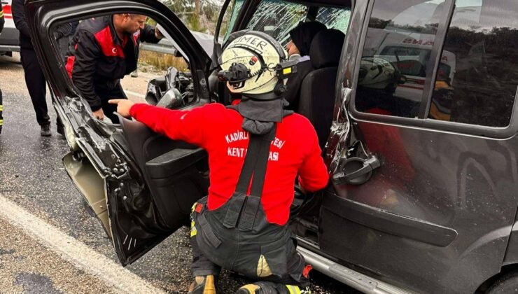 Osmaniye’de trafik kazası 1 ölü 3 yaralı