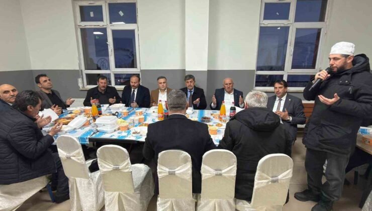 Otlukbeli’nde şehit yakınları, gaziler ve vatandaşlar iftar programında buluştu