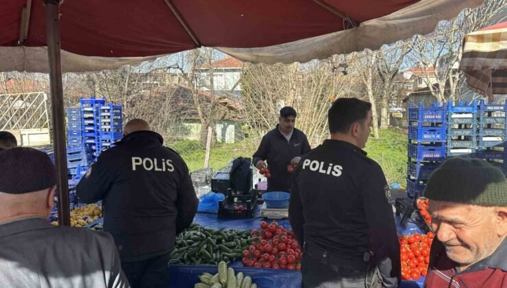 Pazarda cüzdan hırsızlığı iddiası polisi harekete geçirdi