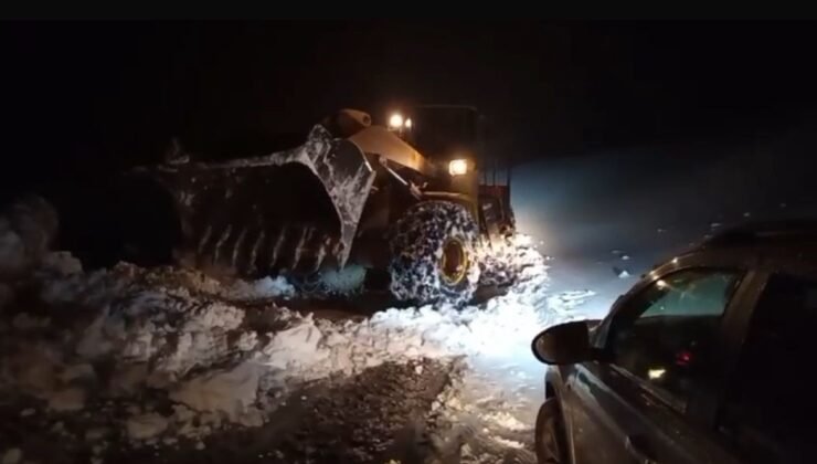 Pervari’de karda mahsur kalan 78 kişi kurtarıldı