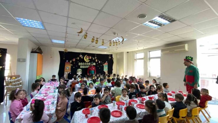 Pursaklar’da miniklerin tekne orucu heyecanı