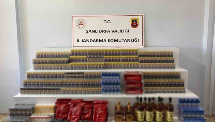 Şanlıurfa’da 4 bin 580 paket kaçak sigara ele geçirildi