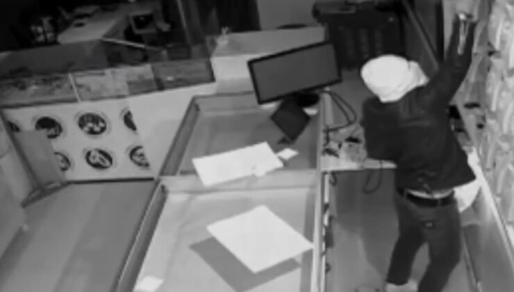 Şanlıurfa’da kuyumcuda hırsızlık anı kameraya yansıdı