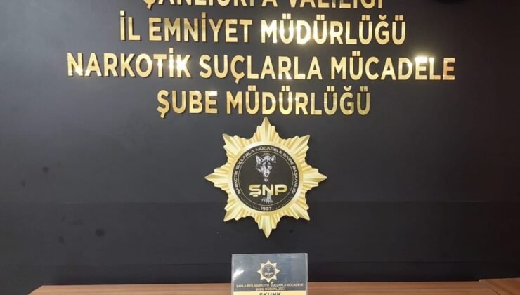 Şanlıurfa’da uyuşturucu operasyonu: 1 gözaltı