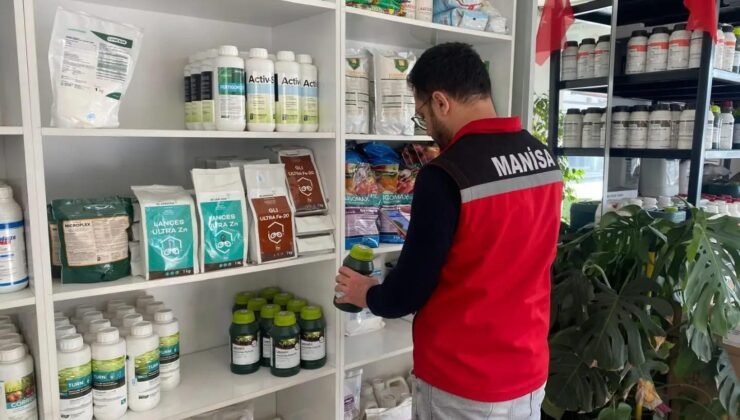 Sarıgöl’de gübre ve zirai ilaç satış noktaları denetlendi