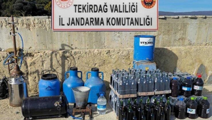 Şarköy’de jandarmadan operasyon: Uyuşturucu, silah ve kaçak içki ele geçirildi