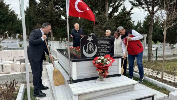 Şehit kabirlerine vefa dokunuşu