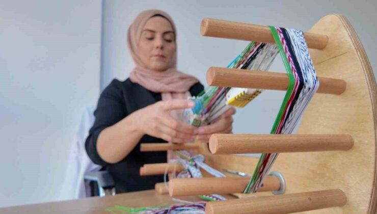 Siirt Olgunlaşma  Enstitüsünden “Filistin” temalı kolye çalışması