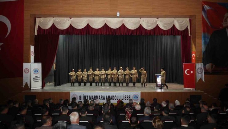Siirt’te 18 Mart Şehitleri Anma Günü kutlandı