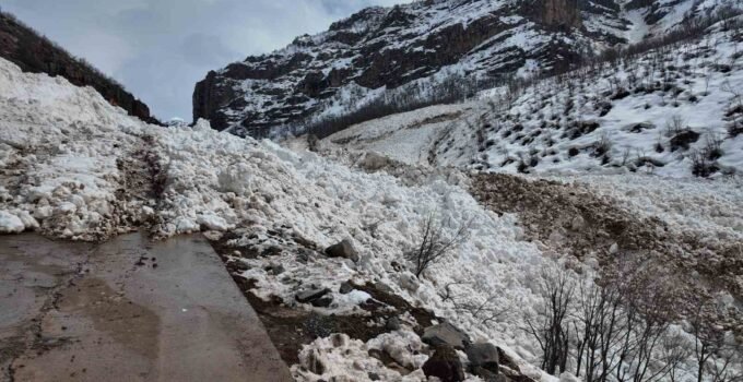 Şırnak’a son dönemlerin en büyük çığı düştü