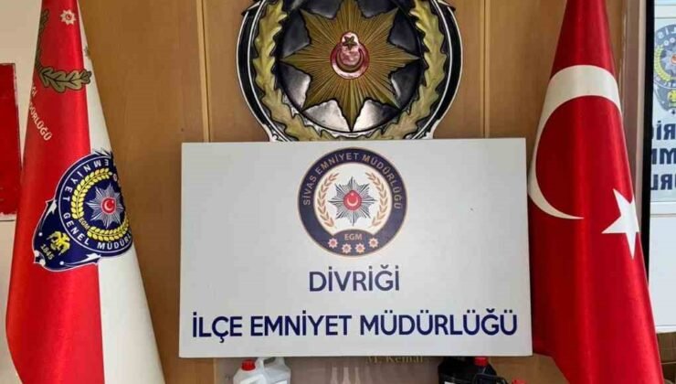 Sivas’ta polis ekipleri sahte alkole geçit vermedi