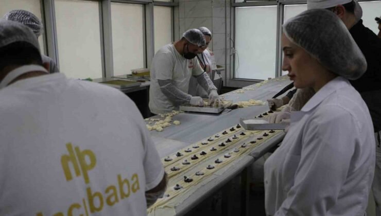 Tatlı imalathanelerinde Ramazan yoğunluğunda da hijyen ve kaliteden ödün verilmiyor