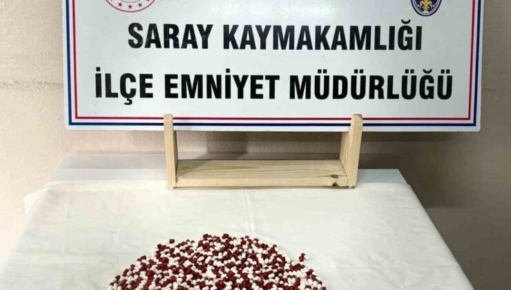 Tekirdağ’da 657 adet uyuşturucu hap ele geçirildi