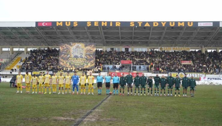 TFF 2. Lig: Muş Spor Kulübü: 0 – Bursaspor: 1