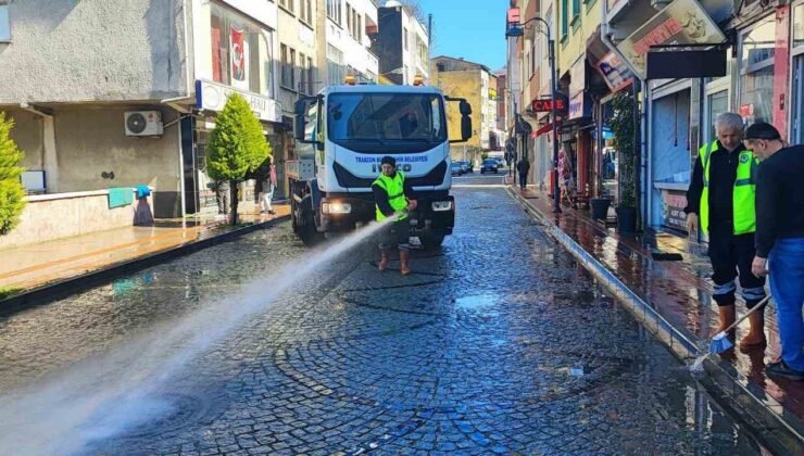 Trabzon’da bayram temizliği