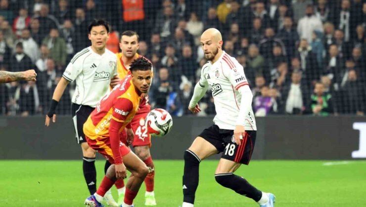 Trendyol Süper Lig: Beşiktaş: 0 – Galatasaray: 1 (İlk yarı)