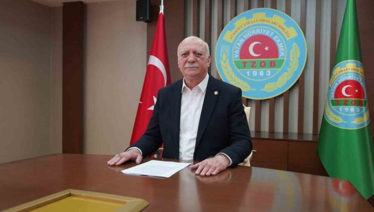 TZOB Genel Başkanı Bayraktar: “Eski ve verimsiz sulama kanalları yenilenmelidir”