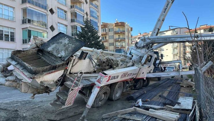 Uşak’taki beton pompası kazasında 3 kişi tutuklandı