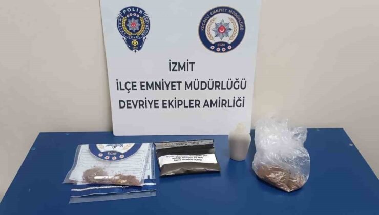 Üst aramasında narkotik madde ele geçirildi