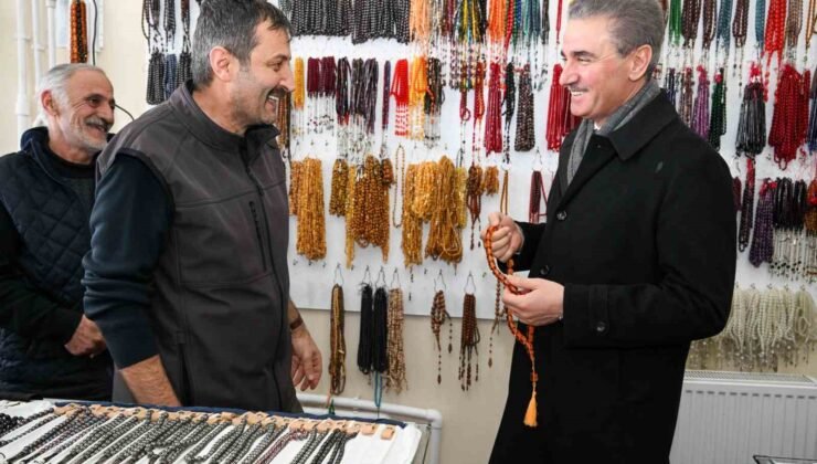 Vali Baruş’tan esnafa Ramazan ziyareti