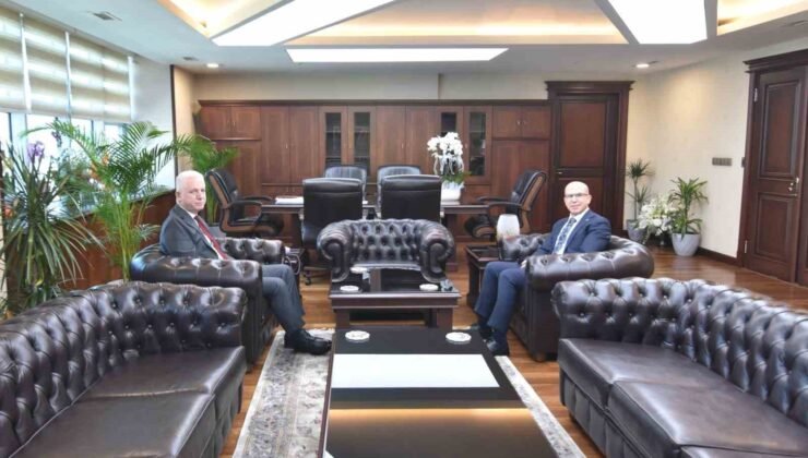 Vali Gül, Başsavcı Mehmet Beşir Güven’i ziyaret etti