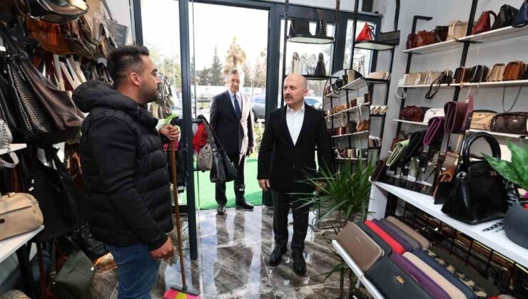 Vali Varol’dan rezerv alanda faaliyet gösteren esnafa bayram ziyaret