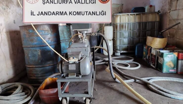 Viranşehir’de kaçak akaryakıt operasyonu : 1 gözaltı