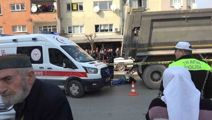 Yalova’da kamyonun ezdiği yaşlı adam hayatını kaybetti
