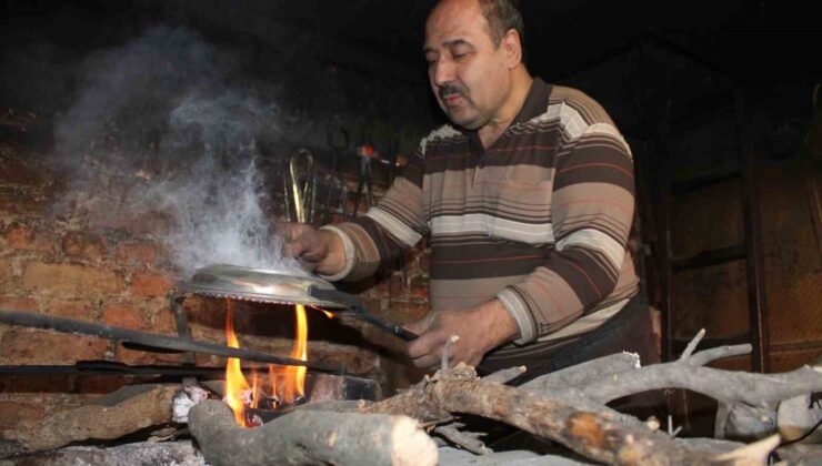 Yarım asırlık kalay ustası ‘çırak’ sıkıntısına dikkat çekti