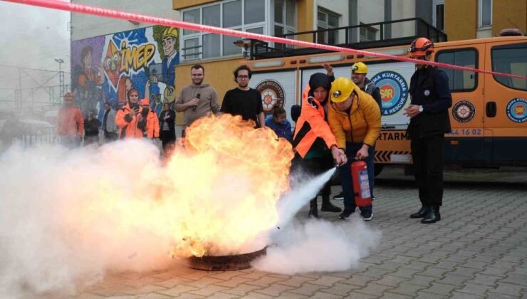 Yıldırım Belediyesi’nden nefes kesen tatbikat